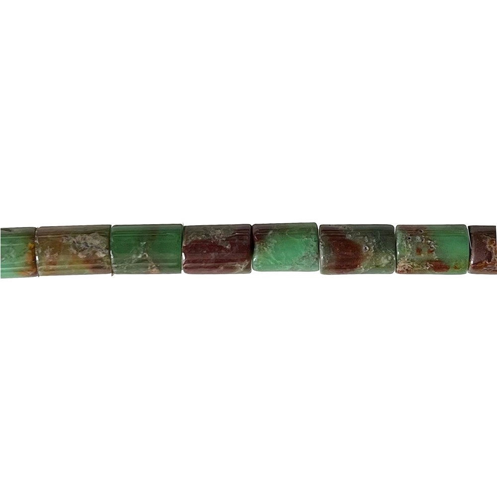 Cylinder strand, Chrysoprase, 20 x 14mm (39cm) | gems, healing stones & jewelry