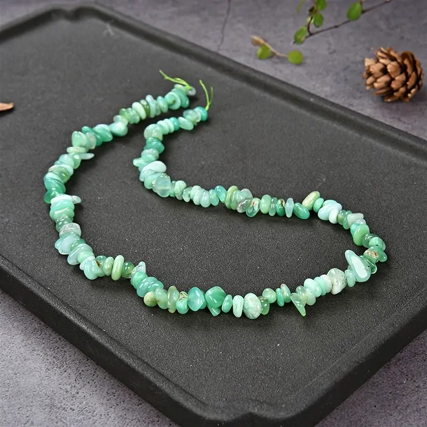 Strand sliver, Chrysoprase, 03-05 x 05-12mm (37cm) | Marco Schreier