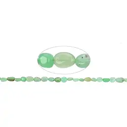 140520611024 Strand of Tumbled Stones/Slivers, Chrysoprase, 05-12 x 03-05mm (39cm) | Marco Schreier