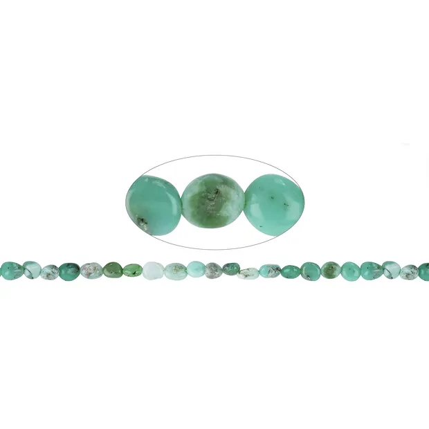 Rang de colliers Nuggets, Chrysoprase, 10 x 08mm | Marco Schreier