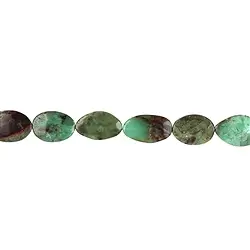 140520618920 strand freeform flat, Chrysoprase, 30-35 - 18-20mm | Marco Schreier