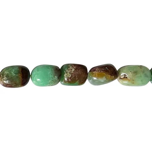 Strang Nugget, Chrysopras, 19-20 x 14-15mm | GH Edelsteine, Heilsteine & Schmuck