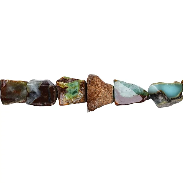 Rang de colliers Nuggets, Chrysoprase, 25-35 x 15-25mm | Marco Schreier