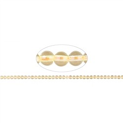 140530100322 String Beads, Citrine AA (heated), 04mm | wholesaler gems &amp; healing stones