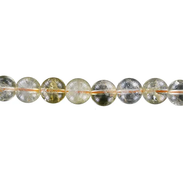 String Beads, Citrine (heated), 12mm | wholesaler gems, healing stones & jewelry