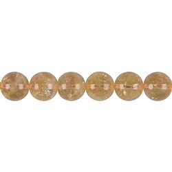 140530107020 String Beads, Citrine (heated), 11 - 12mm | wholesaler gems &amp; healing stones