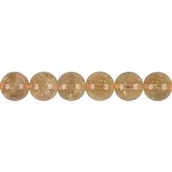 140530107020 Strang Kugeln, Citrin (gebr.), 11 – 12mm | GH Edelsteine, Heilsteine & Schmuck