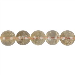 140530107220 String Beads, Citrine (heated), 13 - 14mm | wholesaler gems &amp; healing stones