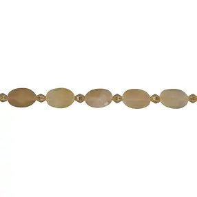 Lense strand, angular, Citrine (heated), matt, 12 x 08mm | Marco Schreier