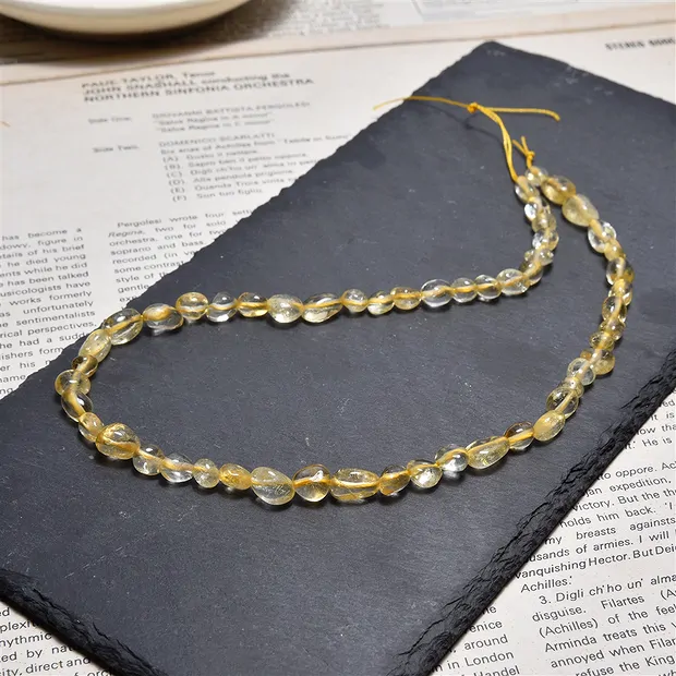 Rangs de colliers, citrine (chauffée), 05-10 x 05-08mm | Marco Schreier