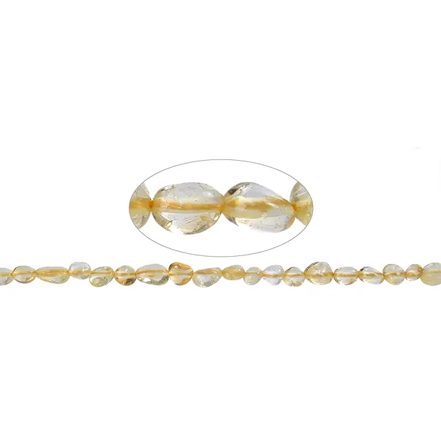 Rangs de colliers, citrine (chauffée), 05-10 x 05-08mm | Marco Schreier