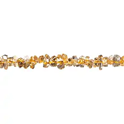 140530706020 Rang de colliers, Nugget, citrine (chauffée), à facettes, 03-05 x 05-10mm | Marco Schreier