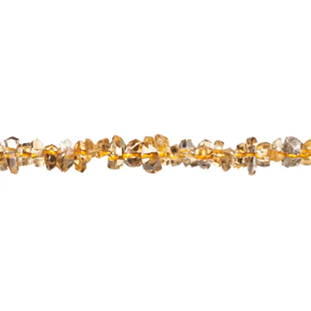 Rang de colliers, Nugget, citrine (chauffée), à facettes, 03-05 x 05-10mm | Marco Schreier