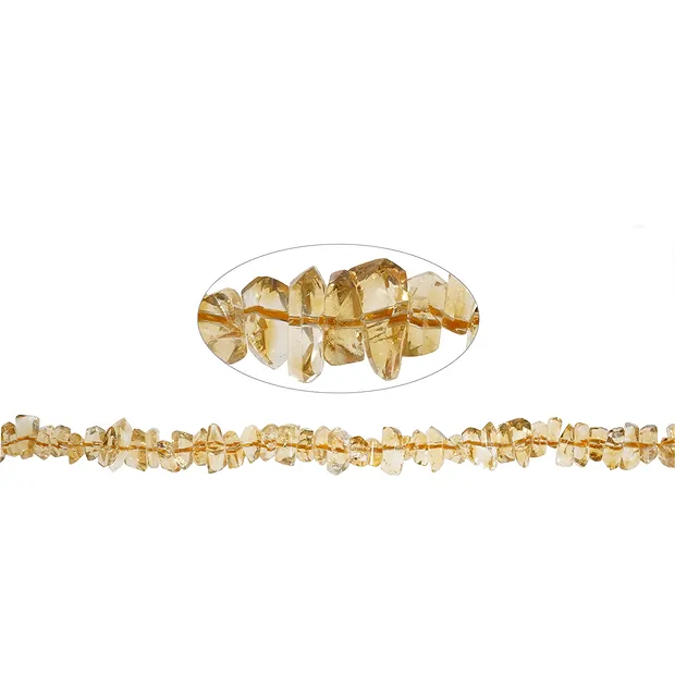 Filo di pepite, Citrino (bruciato), sfaccettato, 03-05 x 05-10mm | Marco Schreier