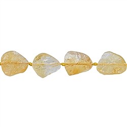 140530706502 Tiras de pepitas, Citrino (calentado), en bruto, 15-20 x 10-15mm | Marco Schreier