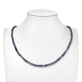 Rang de colliers boules, Iolite, à facettes, 05mm | Marco Schreier