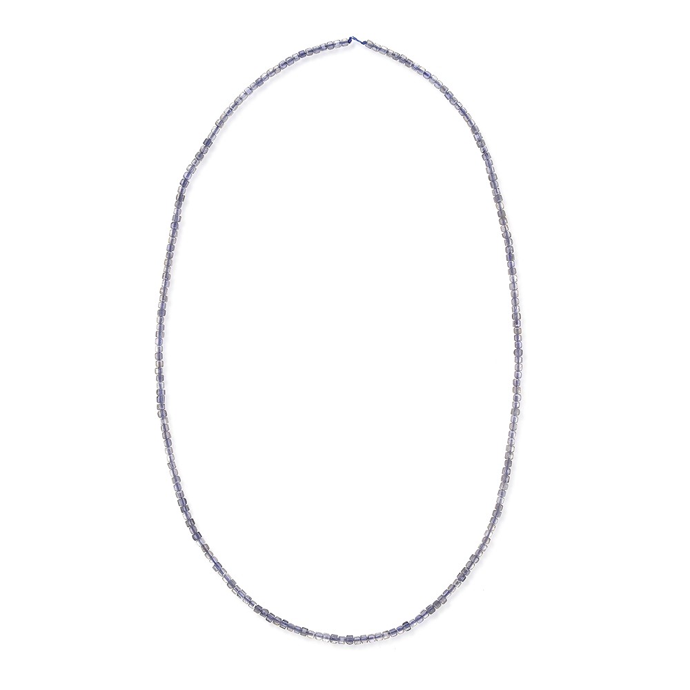 Strand cube, iolite, faceted, 02mm (39cm) | wholesaler gems & healing stones