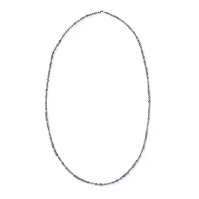 Stringed beads cube, iolite, 02mm, faceted (39cm) | Marco Schreier