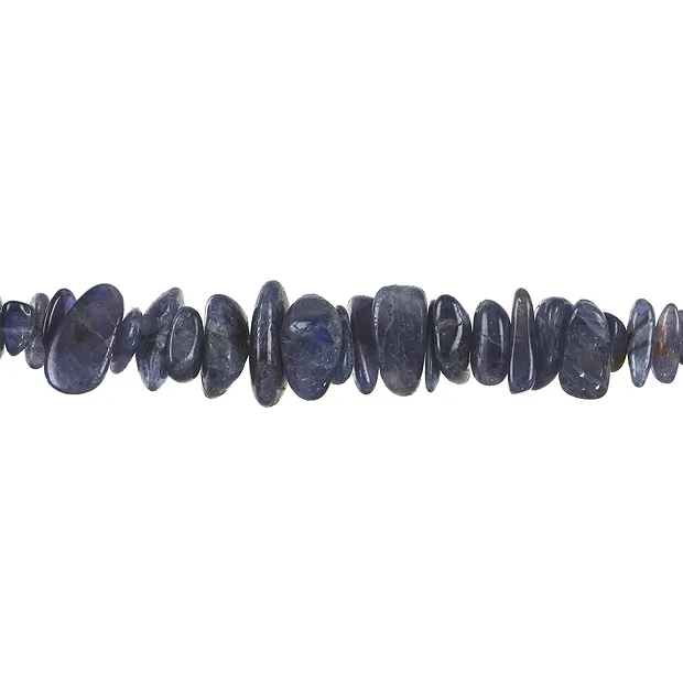 Strand of Tumbled Stones, Cordierite (Iolite), 04-10mm | Marco Schreier