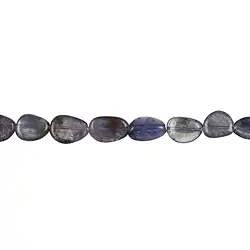 140551400120 Strang Trommelstein, Iolith, 10-20 x 04-12mm | Edelsteine, Heilsteine & Schmuck