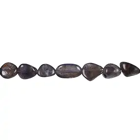 Rang de colliers Pierres roulées plates, Iolite, 10-14 x 05-08mm | Marco Schreier
