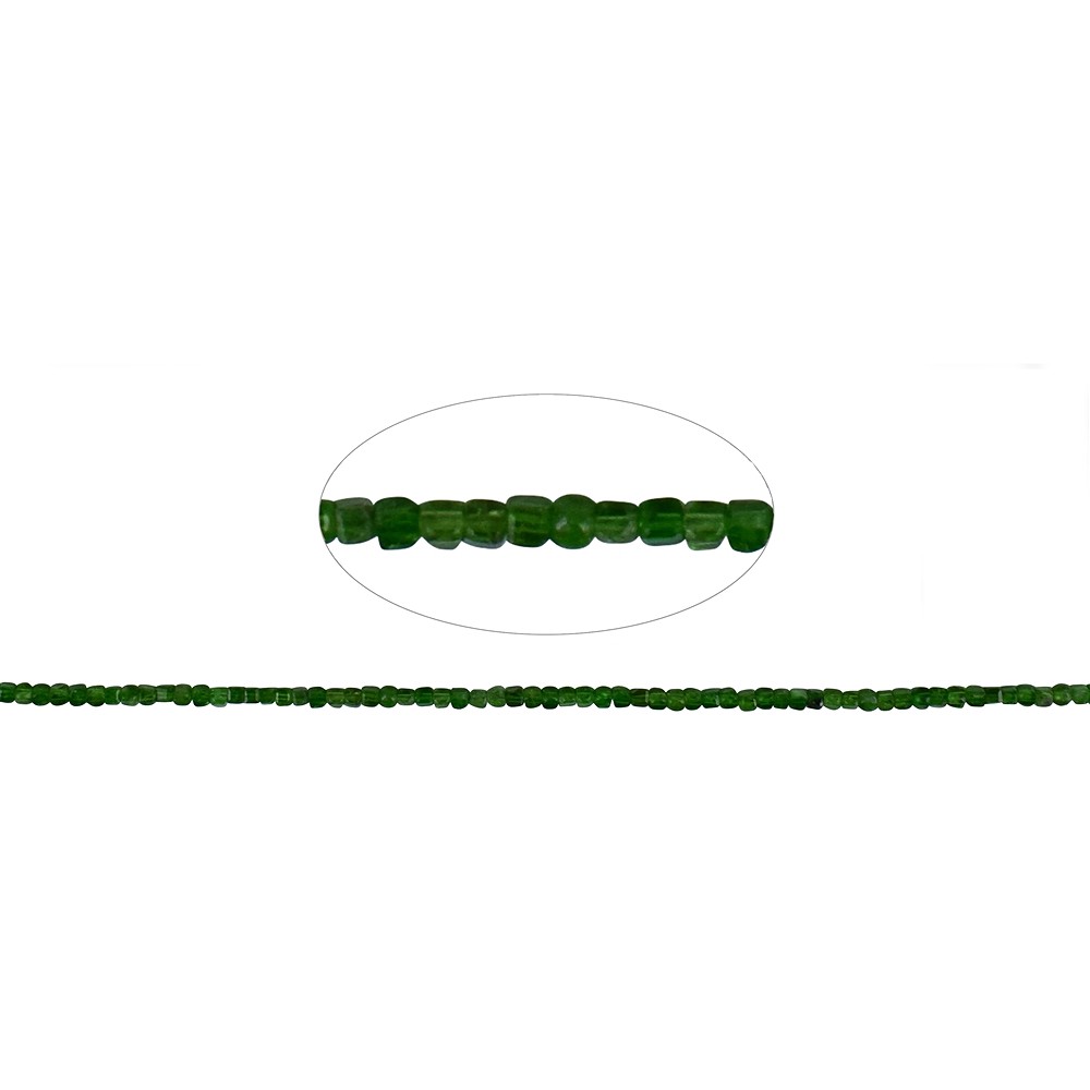Diópsido de cromo, facetado, 02 x 02mm | Marco Schreier