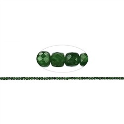 140610208422 Cubo a filo, Diopside di cromo, sfaccettato, 04 x 04 x 04 mm (39 cm) | Marco Schreier