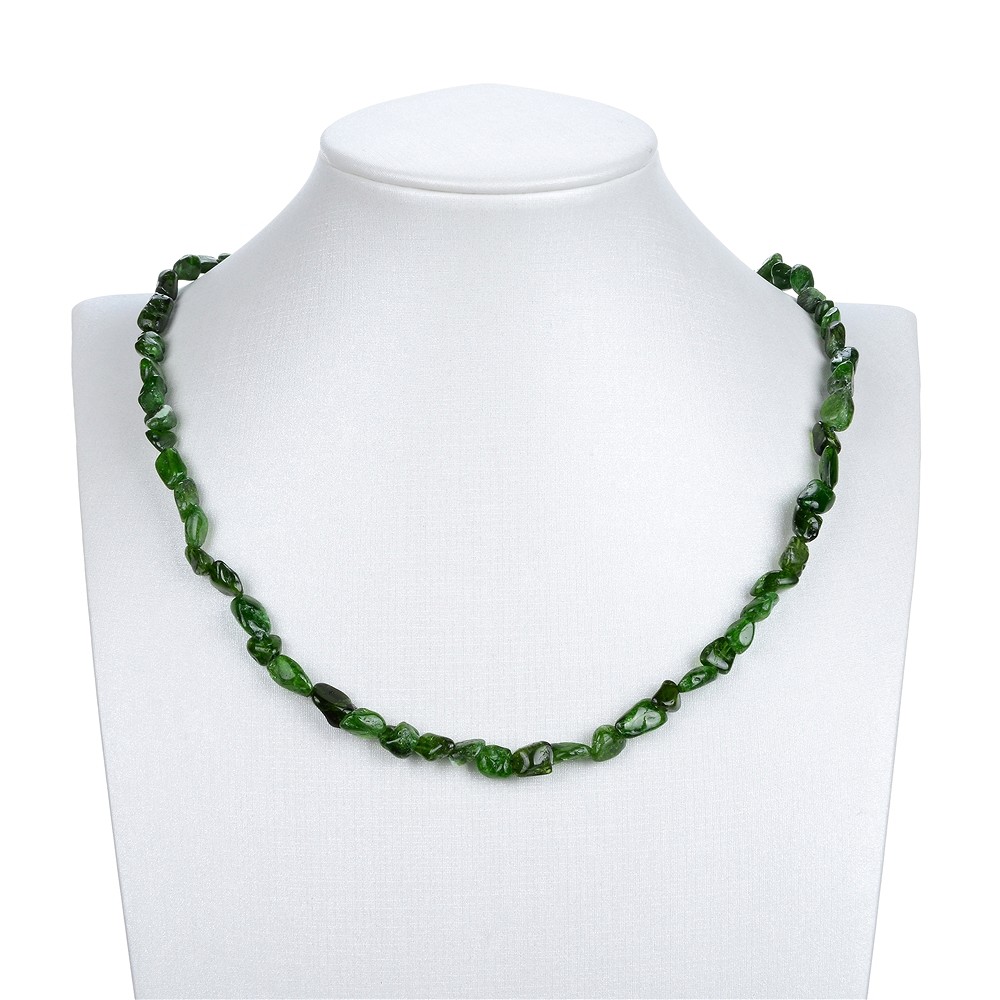 Cordón redondeado de Diópsido de cromo, 05-10 x 05-08mm | Marco Schreier