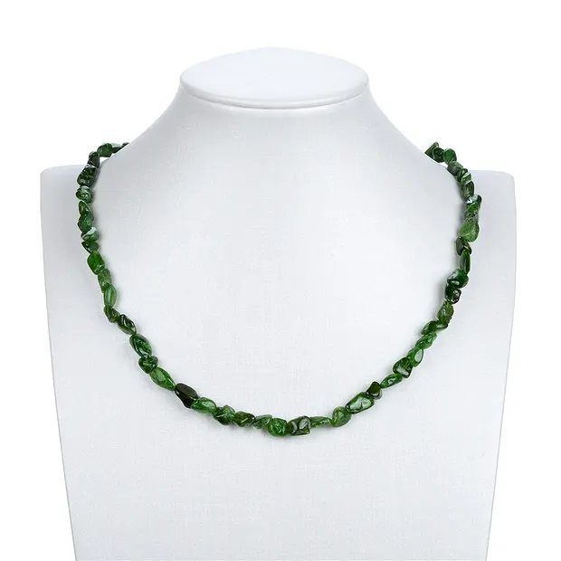 Filo tondeggiante di Diopside di cromo, 05-10 x 05-08mm | Marco Schreier