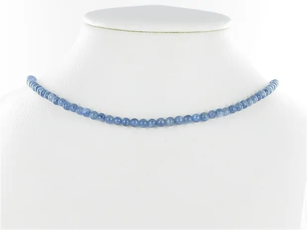 String Beads, Kyanite blue (stab.) AA, 04mm | wholesaler gems & healing stones