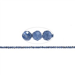 140630110220 Perline a filo, blu Cianite (stab.), 04 mm, sfaccettate | Marco Schreier