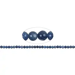 140630112121 String Beads, Kyanite blue (stab.) AA, 05,5mm (38cm) | Marco Schreier