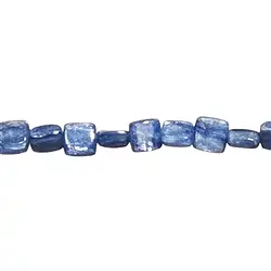 140630202920 Rounded cuboid strand, Kyanite (blue, light), 06 x 06mm | Marco Schreier