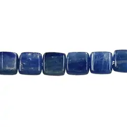140630203721 Strand rectangle flat, Kyanite (blue) AA, 08 x 08mm | Marco Schreier