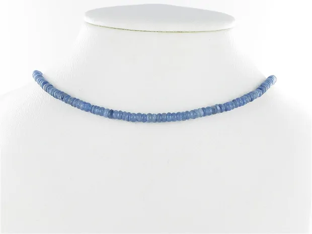 Button strand, Kyanite (blue) AA, 02-03 x 05mm | gems, healing stones & jewelry