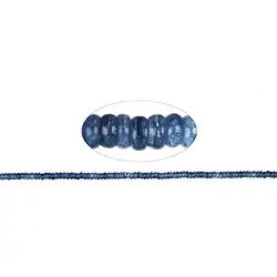 140630314720 Strang Button, Disthen (stab.), 04 x 06mm | GH Edelsteine, Heilsteine & Schmuck