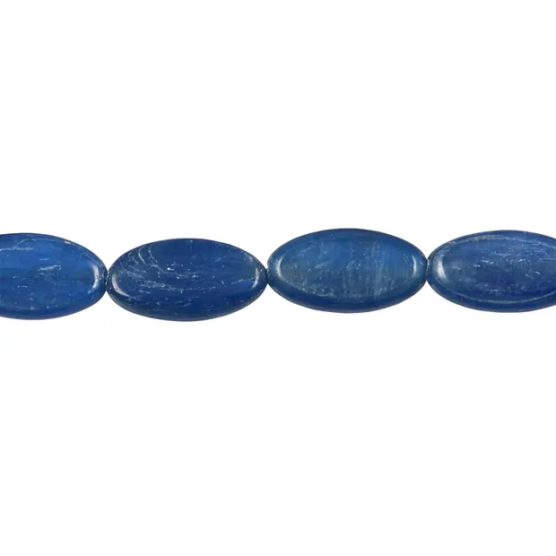 Strang Linse, Disthen (blau) AA, 15 x 08mm | GH Edelsteine, Heilsteine & Schmuck