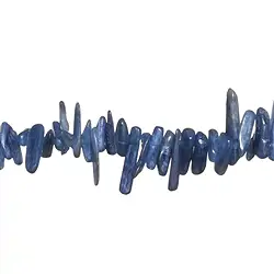 140630609820 Filo di pepite "dente", Cianite (blu), 03-05 x 12-25 mm | Marco Schreier