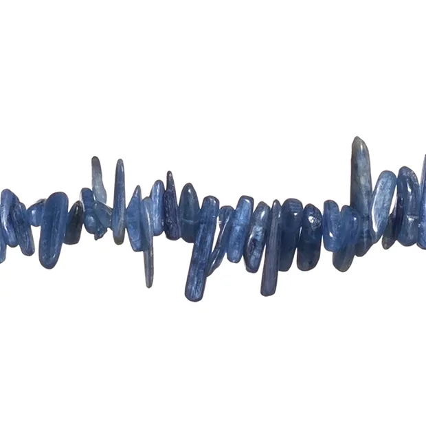 Tiras de pepitas "diente", Cianita (azul), 03-05 x 12-25mm | Marco Schreier