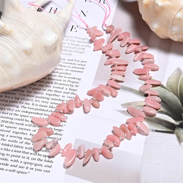 Filo di pepite "dente", Cianite, 06-08 x 13-16mm | Marco Schreier