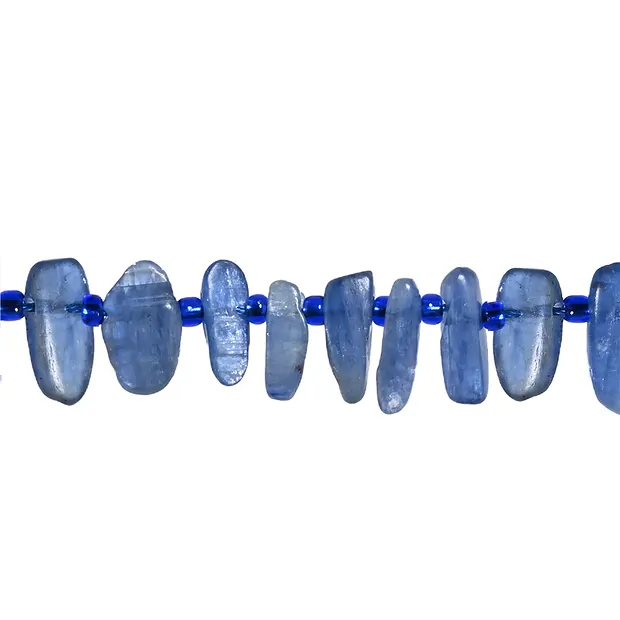 strand nuggets "tooth", Kyanite, 06-08 x 13-16mm | Marco Schreier