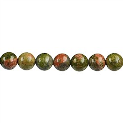 140690100920 Rang de collier boules, Unakite, 10mm | Marco Schreier