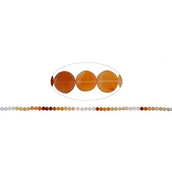 140710308121 Filo di monete, Opale di fuoco, 4,5 x 1,8 mm (43 cm) | Marco Schreier