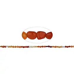 140710621121 Rang de colliers Nuggets, Opale de feu, 04 - 06mm (46cm) | Marco Schreier