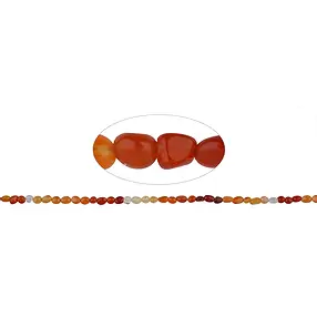 Rang de colliers Nuggets, Opale de feu, 04 - 06mm (46cm) | Marco Schreier