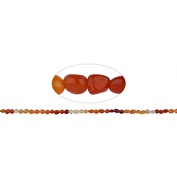 Rang de colliers Nuggets, Opale de feu, 04 - 06mm (46cm) | Marco Schreier