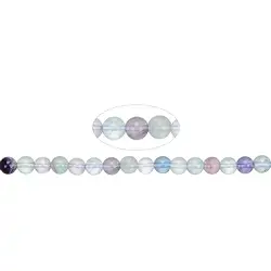 140720100520 Rang de collier boules, Fluorite, 06mm | Marco Schreier