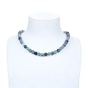 Rang de collier boules, Fluorite, 08mm (39cm) | Marco Schreier