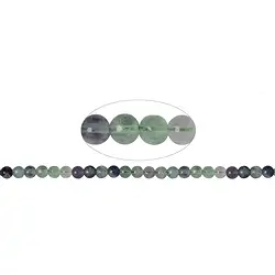 140720100720 String Beads, Fluorite, 08mm (39cm) | wholesaler gems, healing stones & jewelry