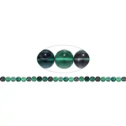 140720100723 String Beads, Fluorite (green/multicolour), 08mm | Marco Schreier